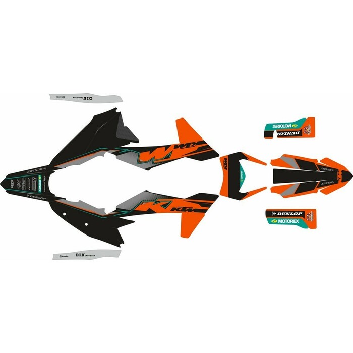 Kit Completo Adesivi KTM EXC/EXC-F 24-25 Factory