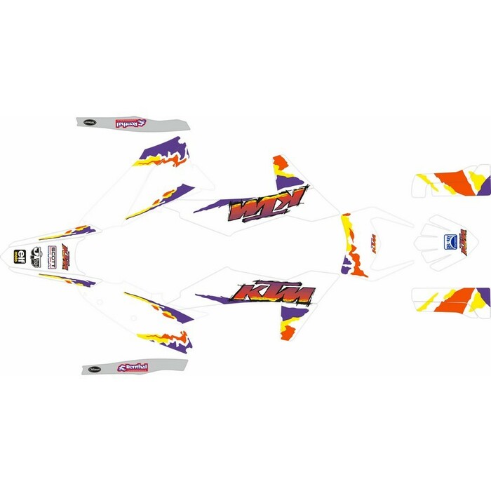 Kit Completo Adesivi KTM EXC/EXC-F 24-25 Factory